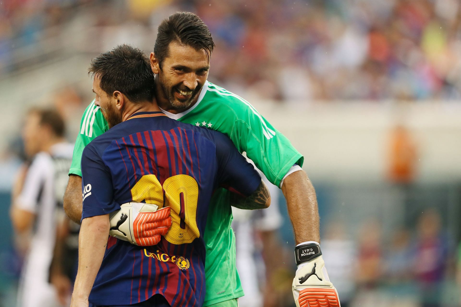 Messi and Buffon - Source: Getty